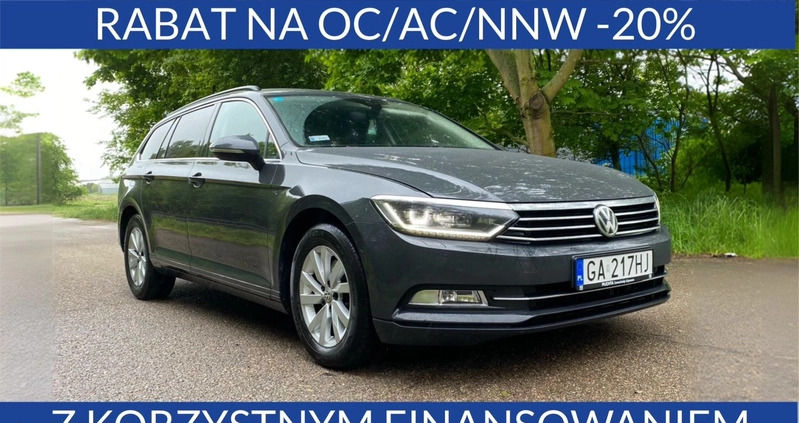 Volkswagen Passat cena 95900 przebieg: 119000, rok produkcji 2018 z Boguchwała małe 277